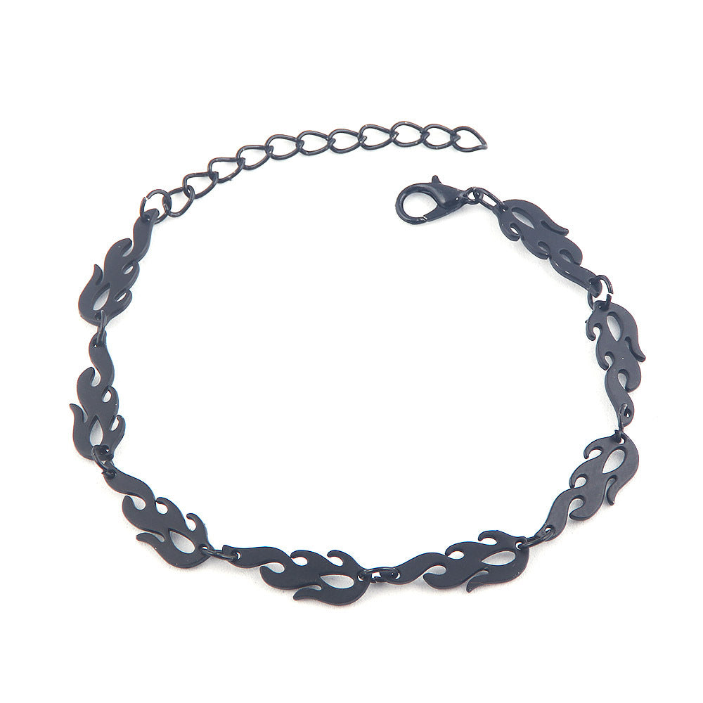 European And American Fashion Domineering Trend Flame Necklace