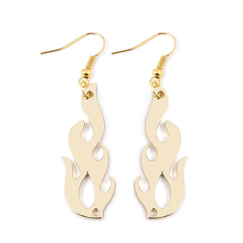 European And American Fashion Domineering Trend Flame Necklace